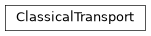 Inheritance diagram of plasmapy.formulary.braginskii.ClassicalTransport